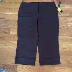 Style & Co. Brown Cropped Pants